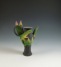 Mini Lizard Tea by Nancy Y. Adams (Ceramic Teapot)