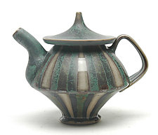 One Cup Teapot 2 by Peter Karner (Ceramic Teapot)