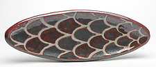 Small Oval Tray 6 by Peter Karner (Ceramic Tray)