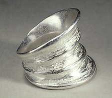 Three Horn Tapered Ring by Dahlia Kanner (Silver Ring)