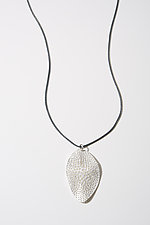 Large Sieve Organic Element Necklace by Dahlia Kanner (Silver Necklace)