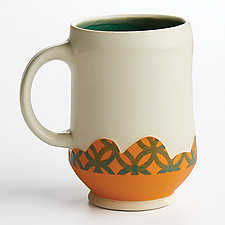 Fresh Footed Mugs by Rachelle Miller (Ceramic Mug)