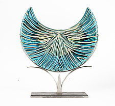 Turbulence by Caryn Brown (Art Glass Sculpture)
