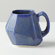 Large Flock Mug by Lauren Herzak-Bauman (Ceramic Mug)