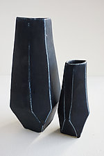 Chisel Vase by Lauren Herzak-Bauman (Ceramic Vase)