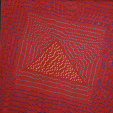 Red 2 by Judith Larzelere (Fiber Wall Hanging)