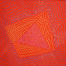 Red 1 by Judith Larzelere (Fiber Wall Hanging)