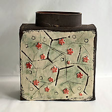 Sakura Bottle I by Catherine Satterlee (Ceramic Vase)
