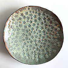 Sakura Plate II by Catherine Satterlee (Ceramic Wall Platter)