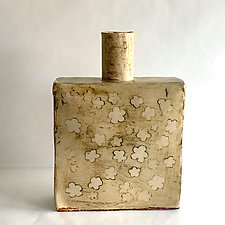 Sakura Bottle III by Catherine Satterlee (Ceramic Vase)