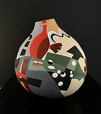 Directions by Nadine Saitlin (Painted Gourd Vessel)