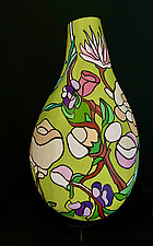 Mosaic Garden by Nadine Saitlin (Painted Gourd Vessel)