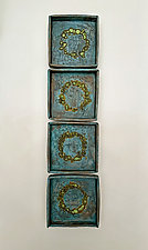 Circle Decay by Meg Dickerson (Ceramic Wall Sculpture)