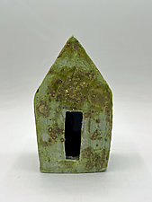 Crusted House by Meg Dickerson (Ceramic Sculpture)