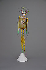Virginia by Valerie Bunnell (Mixed-Media Sculpture)