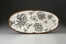 Platter: Clover Plant by Laura Zindel (Ceramic Platter)