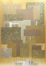Gold Forest no.371 by Chris Wheeler (Acrylic Painting)