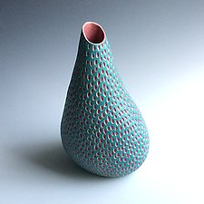 Morning Drizzle by Berit Hines (Ceramic Vase)