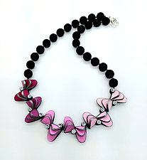 Small Butterfly Necklace by Wiwat Kamolpornwijit (Polymer Clay Necklace)