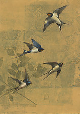 Swallows 2 by Sylvia Gonzalez (Giclee Print)