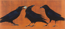 Ravens and Egg by Sylvia Gonzalez (Giclee Print)