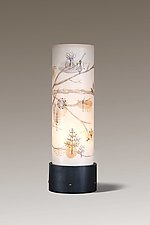 Artful Branch Luminaire Table Lamp by Janna Ugone (Mixed-Media Table Lamp)