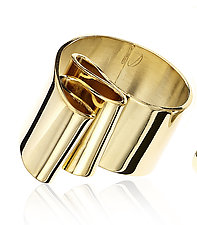 Tagliatelle Ring by Mia Hebib (Brass Ring)