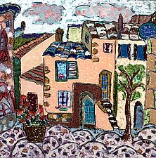 My Favorite House in Ventabren by Nan Hass Feldman (Watercolor Painting)
