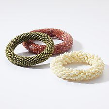 Seeds of Change Bracelet Set by Olga Mihaylova (Beaded Bracelet Set)
