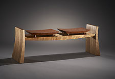 Flare by Brian Hubel (Wood Bench)
