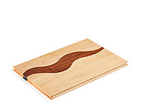 Squiggle Stripe Board by Creative Edge (Wood Cutting Board)