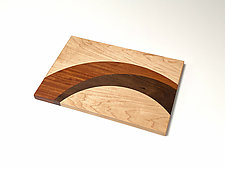 Double Arc Board by Peggy Eng and Steve  Souder (Wood Cutting Board)