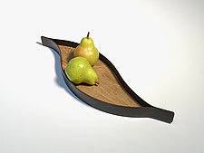 Leaf Tray by Peggy Eng and Steve  Souder (Wood Tray)