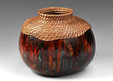 Ancient Pot by Toni Best (Mixed-Media Basket)