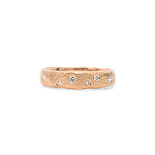 Wide Diamond Eternity Band in Rose Gold by Shaya Durbin (Gold & Stone Ring, Size 7.25-7.5)