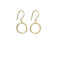 Gold Hoop Dangles by Shaya Durbin (Gold Earrings)