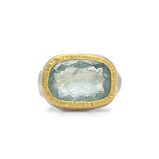 Aquamarine Shine Ring by Shaya Durbin (Gold, Silver & Stone Ring)