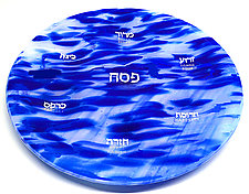 Modern Seder Plate by Stacey Abrams-Sherick (Art Glass Seder Plate)