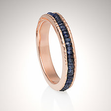 Rose Gold Coin Ring by Holly Churchill Lane (Gold & Stone Ring)