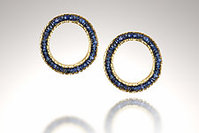 Coin Earrings by Holly Churchill Lane (Gold & Stone Earrings)