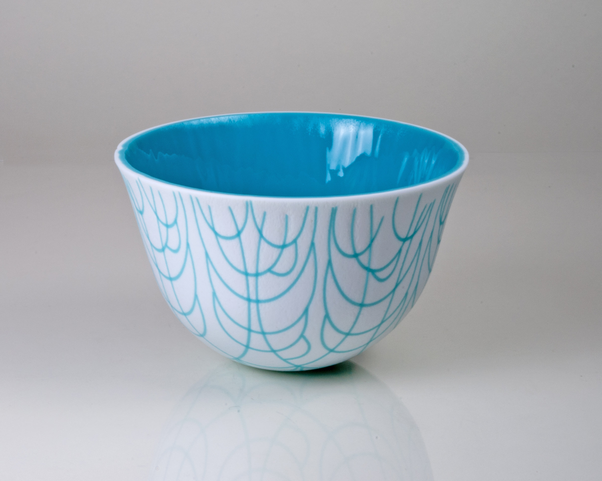 vessel-composition-28-turquoise-arcs-by-jim-scheller-art-glass-bowl
