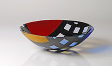 A Bowl For Theo No.5 by Jim Scheller (Art Glass Bowl)