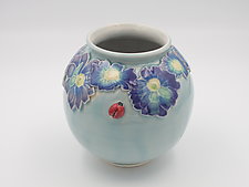 Lady Bug's Garden by Dorothy Bassett (Ceramic Vase)