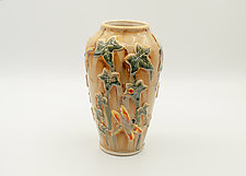 Watercolor Vase by Dorothy Bassett (Ceramic Vase)