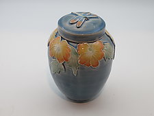 Coreopsis Jar by Dorothy Bassett (Ceramic Jar)