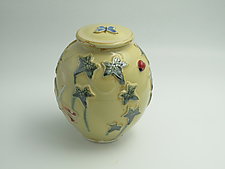 Garden Jar by Dorothy Bassett (Ceramic Jar)