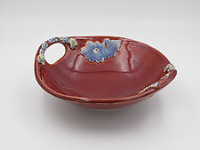 Cinnabar Bowl by Dorothy Bassett (Ceramic Bowl)