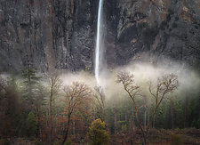 Bridalveil Fall Winter into Spring by Charlotte Gibb (Color Photograph)
