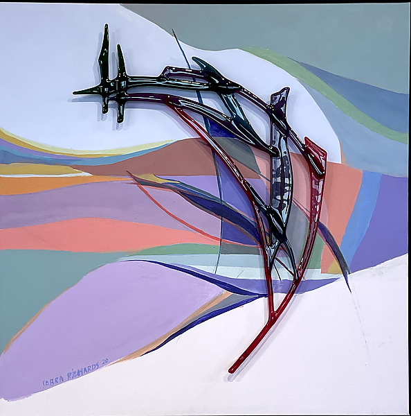 South Winds by Sabra Richards (Glass & Acrylic Painting) | Artful Home