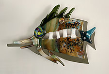 Needle Nose XI by Sabra Richards (Art Glass Wall Sculpture)